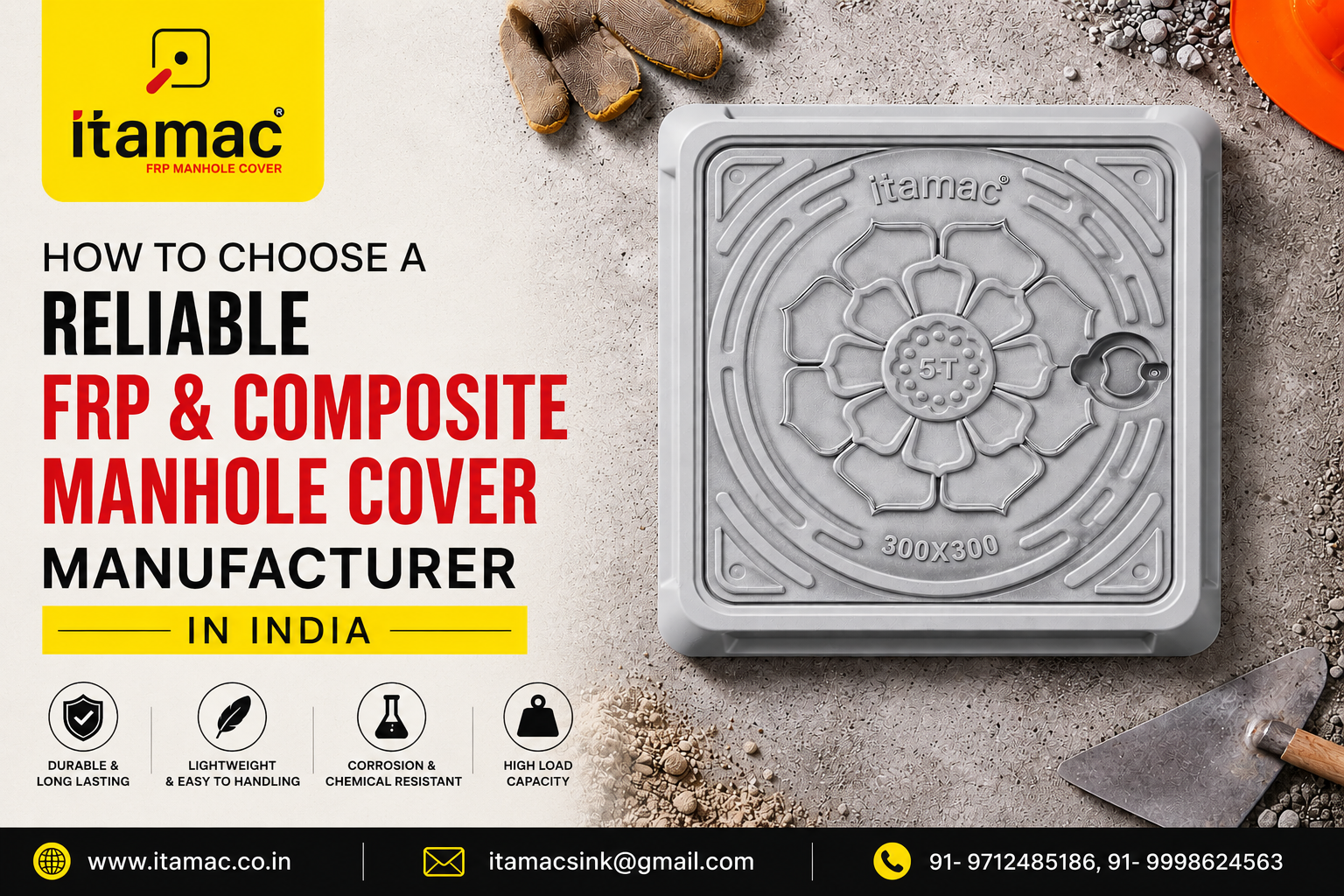 How to Choose FRP Composite Manhole Cover Manufacturer